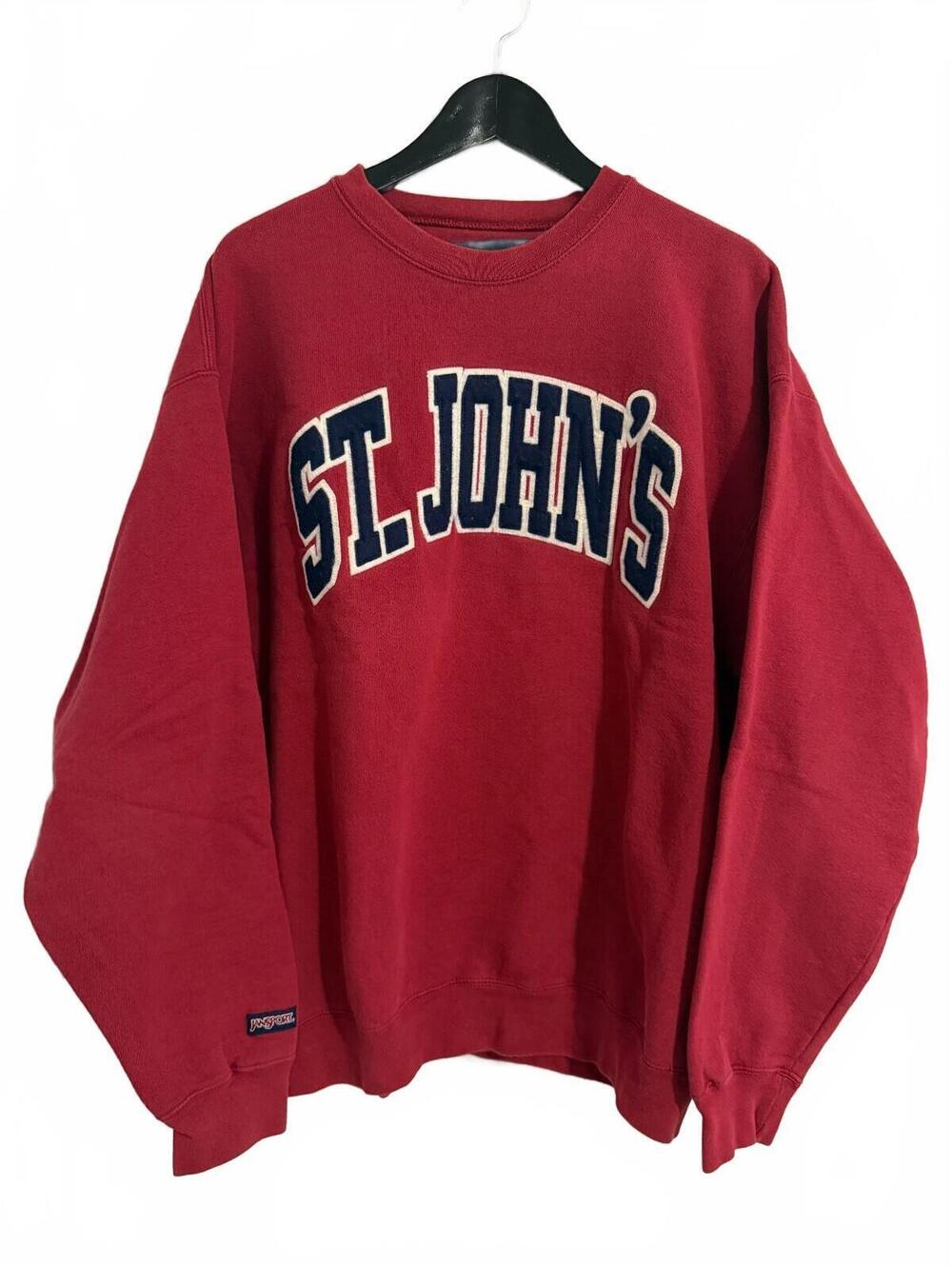 Vintage St. John's Stitched Crewneck Sweatshirt Size XL
